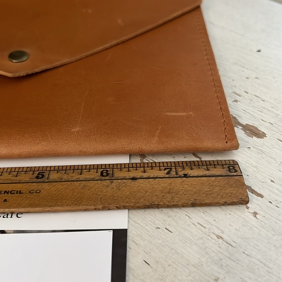 Able leather clutch